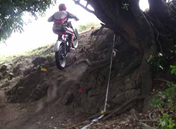 Living Springs Classic Trial Alan Duthie. Triumph Tigercub Trials Special